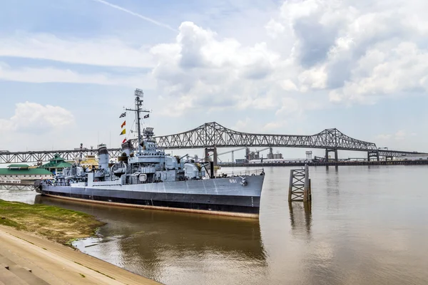 USS gemi kidd müze olarak hizmet vermektedir — Stok fotoğraf