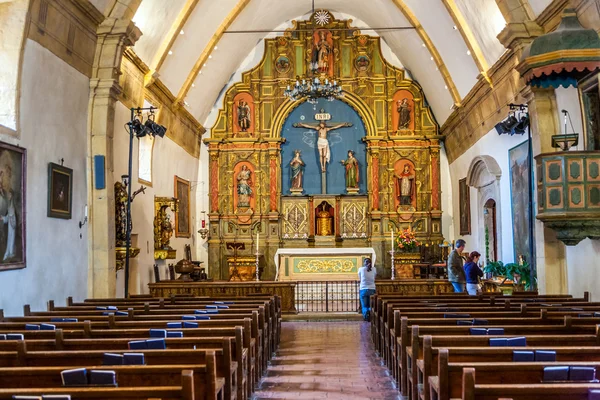 Misión Carmelo San Carlos Borromeo en Carmel, Iglesia —  Fotos de Stock