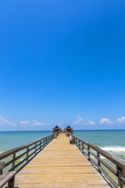 naples beach golf Meksika, florida iskelede öğle vakti