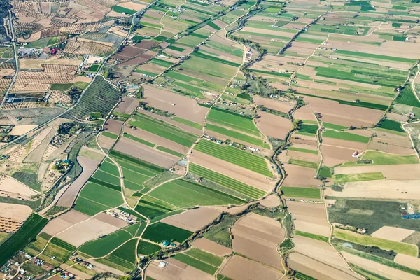 Antenn av landsbygdens landskap nar madrid — Stockfoto