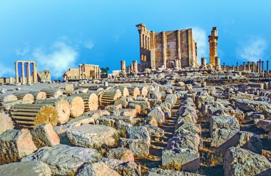 palmyra Suriye şehirde Antik Roma zamanı