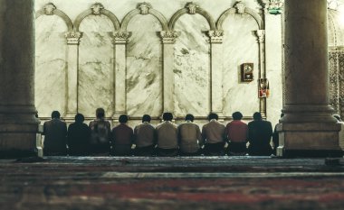 1997. omayyad Camii, insanlar için dua