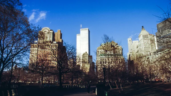 Mahattan inférieur et World Trade Center — Photo