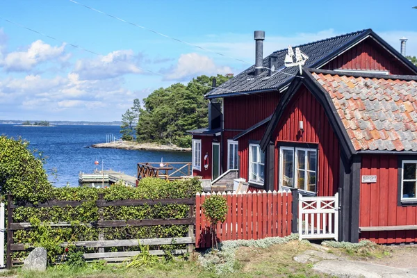 Švédský venkov poblíž joenkoeping — Stock fotografie