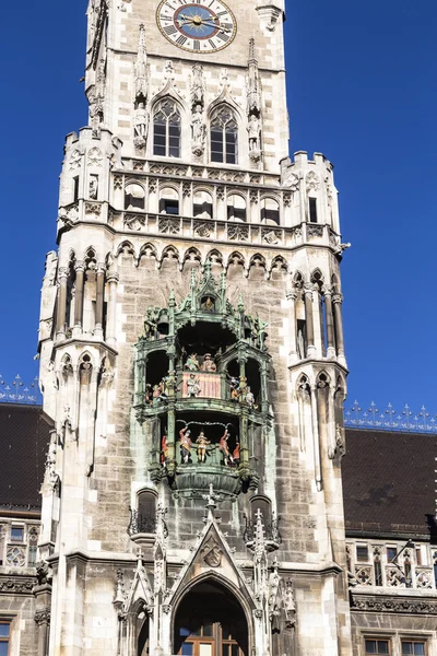 Glockenspiel na prefeitura de Munique — Fotografia de Stock