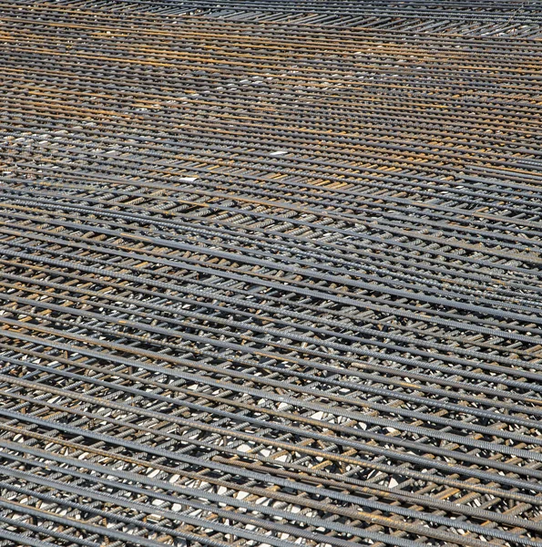 Construção de barras de aço — Fotografia de Stock