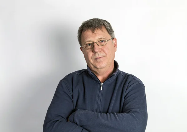 Closeup portrait of sad stressed man — Stock Photo, Image