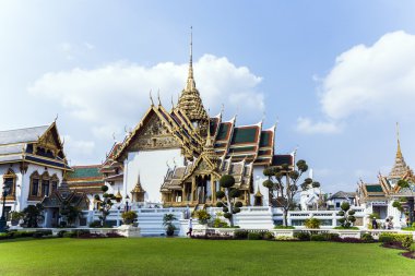 Bangkok büyük sarayda Chakri maha prasat