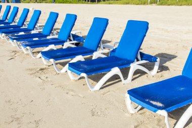 Miami Beach plaj yataklar