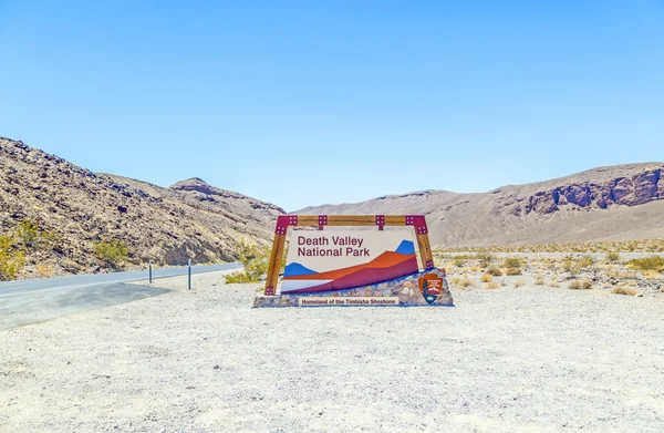 Konstnärer punkt längs konstnärer Drive, Death Valley National Park — Stockfoto