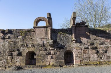 Kral barbarossa, kaiserpfalz ünlü eski kale