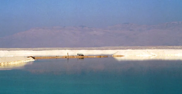 Refinaria de sal no mar morto em Israel — Fotografia de Stock