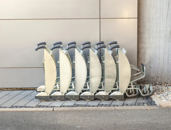 Trolley in airport — Stock Photo, Image