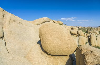 joshua tree national Park doğal kayalar 