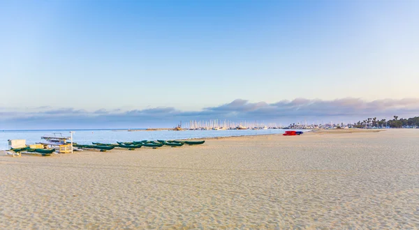 Santa barbara kumsalda — Stok fotoğraf