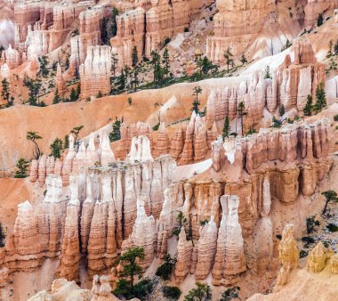 güzel manzara muhteşem taş forma ile bryce canyon