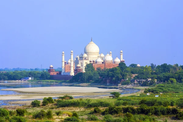 Agra Taj mahal — Stok fotoğraf
