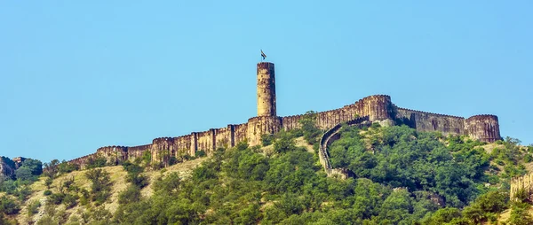 Famous Rajasthan landmark - Amber fort, Rajasthan, India — Stock Photo, Image