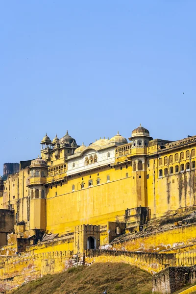 著名的拉贾斯坦邦地标-阿米尔 （琥珀色） 堡、 拉贾斯坦邦、 印度 — 图库照片