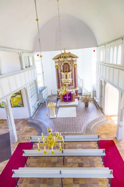 Osterheide ünlü eski kilise — Stok fotoğraf