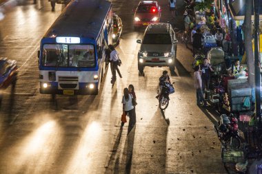 insanlar üzerinde Bangkok hareketli merdiven