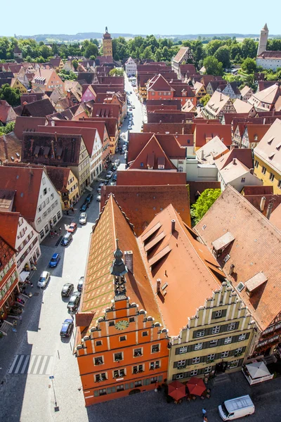 Romantic Dinkelsbuehll, città di mezza età — Foto Stock