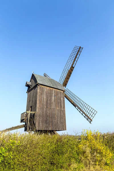 Wind mill of Pudalga baltic coast, Germany — Stock Photo, Image