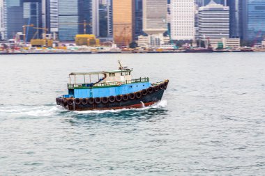 gemi Victoria harbor parti misafirler ile seyir