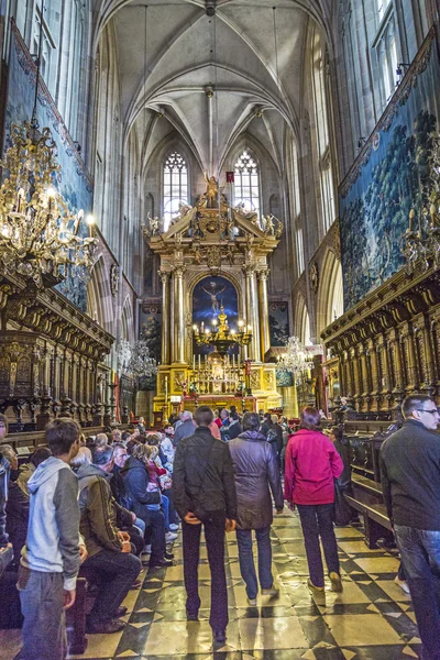 Polsko, wawel, katedrála, část komplexu hradu wawel — Stock fotografie