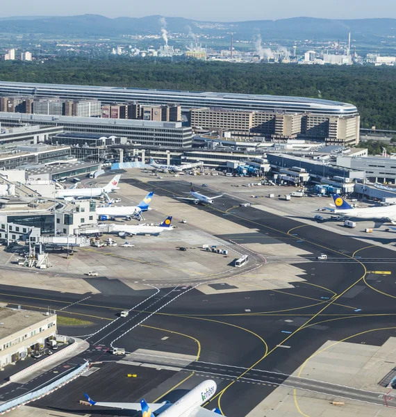 Lotnicze frankfurt Airport — Zdjęcie stockowe