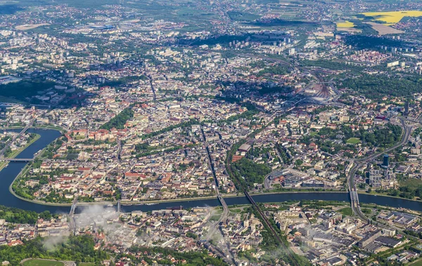 Krakow barbican - Ortaçağ fortifcation, surlar, Polonya — Stok fotoğraf