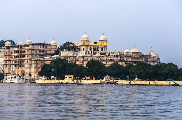 Kühe am See in Pushkar — Stockfoto