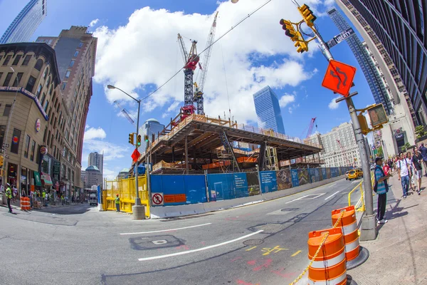 Cantiere a Ground Zero, New York — Foto Stock