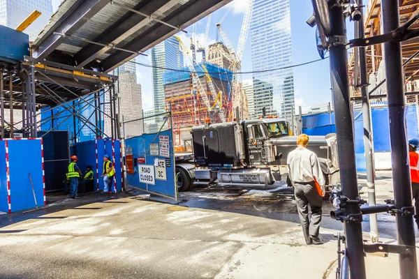 Site de construction à Ground Zero, New York — Photo