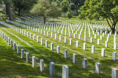 mezar taşları üzerinde arlington Ulusal Mezarlığı