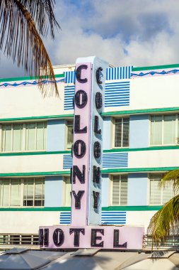 colony hotel ocean drive Güney plaj alanı içinde