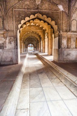Özel seyirci veya diwan Hall ben has lal qila - kırmızı f