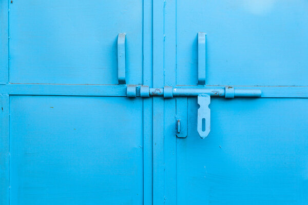 blue iron gate