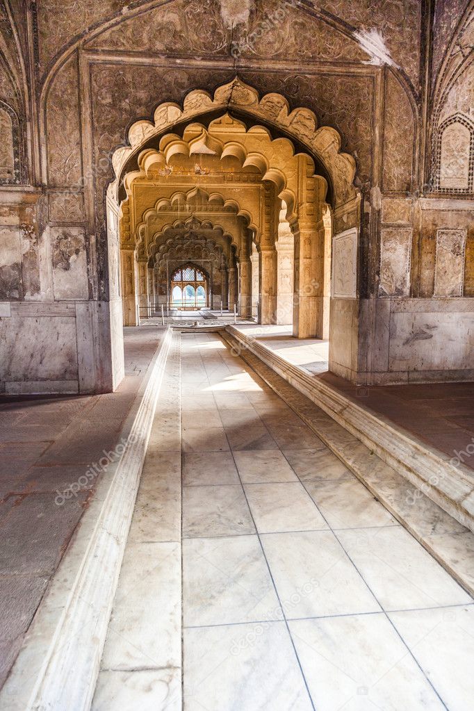 Hall of Private Audience or Diwan I Khas at the Lal Qila - Red F