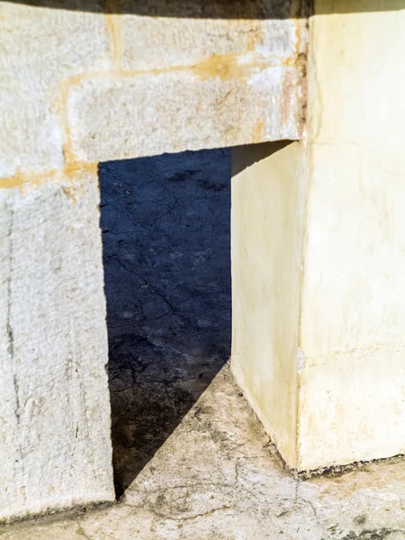 Instrumento astronómico en el observatorio Jantar Mantar — Foto de Stock