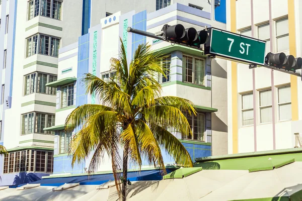 Midday view at Ocean drive — Stock Photo, Image
