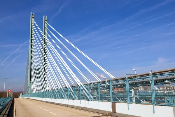 Bridge of an Industry Park in beautiful landscape near Frankfurt — Stock Photo, Image