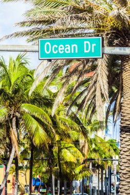 Ocean drive Miami, sokak tabelası