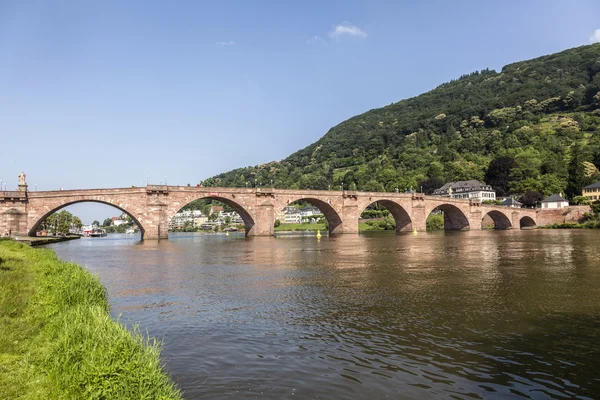 Gamla bron i heidelberg - Tyskland — Stockfoto