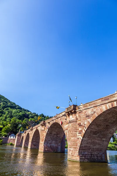 Régi híd a heidelberg - Németország — Stock Fotó