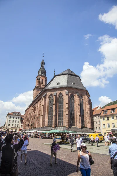 Kostel Ducha svatého v Heidelbergu — Stock fotografie