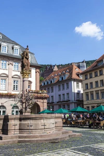 Fontana di Herkules Heidelberg, Germania — Foto Stock