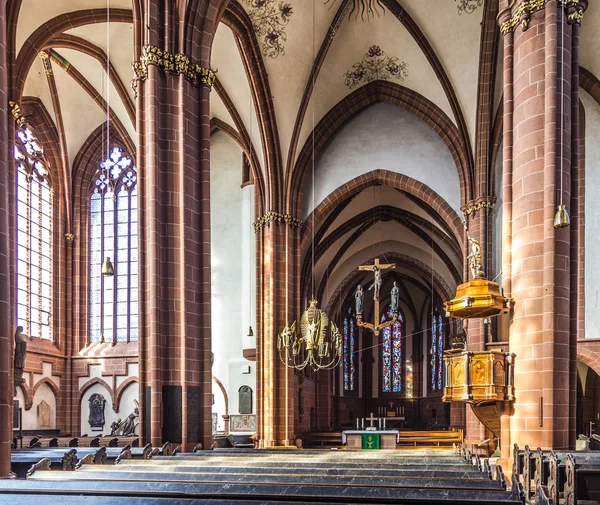 Beautiful ceiling and hall in the dome in Wetzlar — Stock Photo, Image