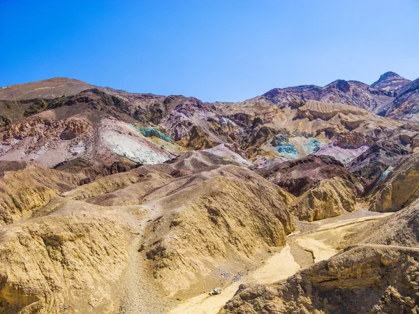 Artistas Point Along Artists Drive, Parque Nacional del Valle de la Muerte — Foto de Stock