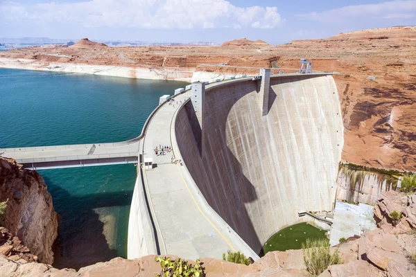 Glen canyon přehradou, poblíž stránky arizona — ストック写真